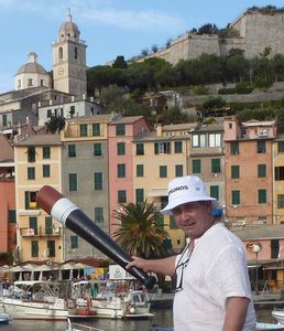 Ron paints Portovenere