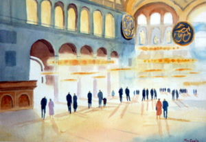 Inside Hagia Sofia Istanbul