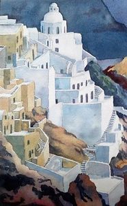 Santorini by Ron Esplin