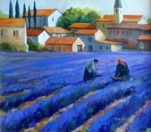 Lavender Fields by Clark Esplin