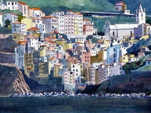 Riomaggiore by Ron Esplin